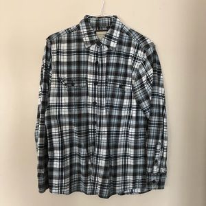 Men’s Sonoma Plaid Flannel Button-Up